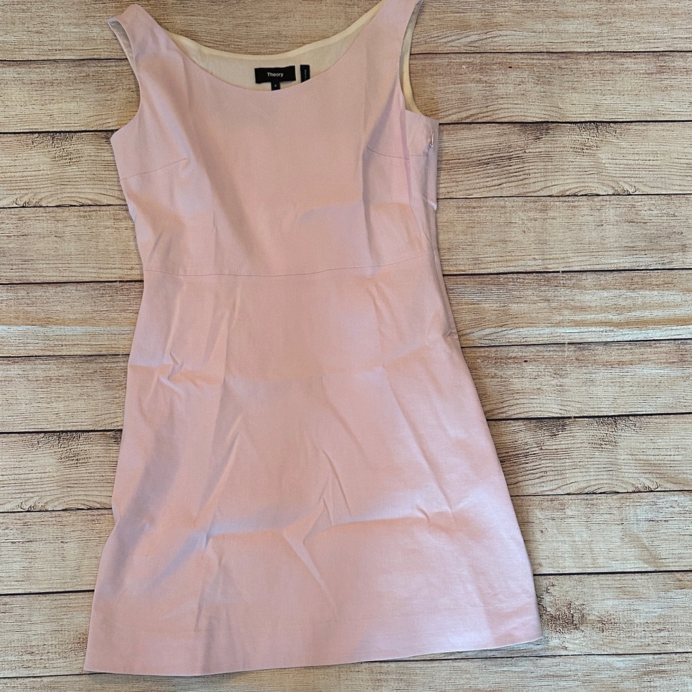 Theory Blush Pink Mini Dress Size 0